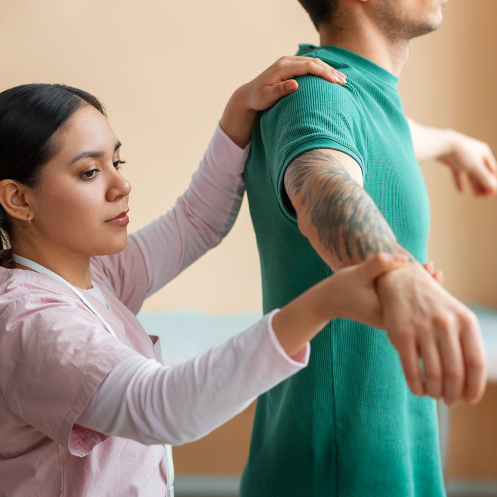 Physiotherapy for shoulder rehabilitation
